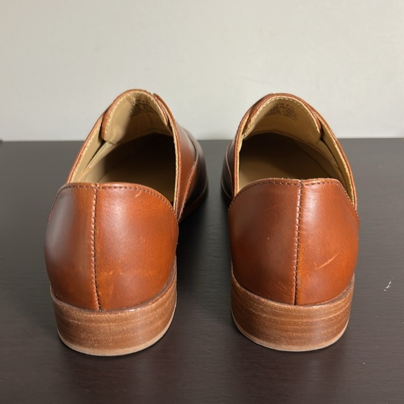 NISOLO Emma dOrsay Oxford 2 Shoe Leather Brandy Brown Slip On Sz 8.5 - Picture 8 of 13